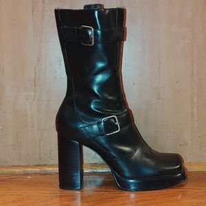 SO Melodie black synthetic boots